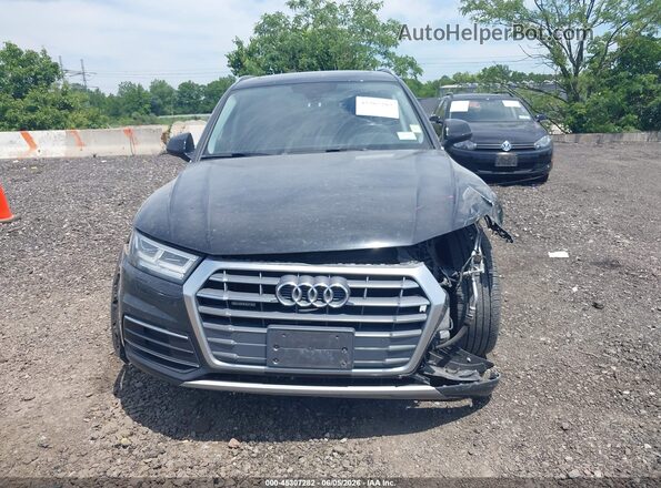 WA1BNAFY3J2176604 2018 AUDI Q5 Black Widok zestawu wskaźników