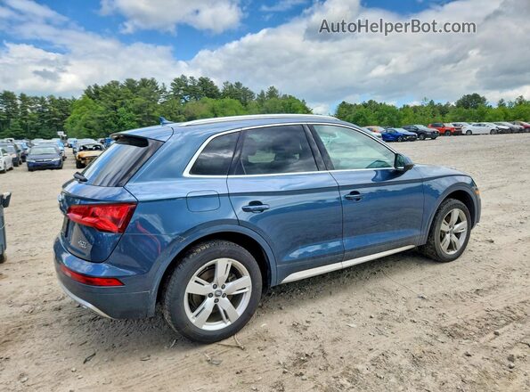 WA1BNAFY3J2233965 2018 AUDI Q5 Blue Trasero derecho