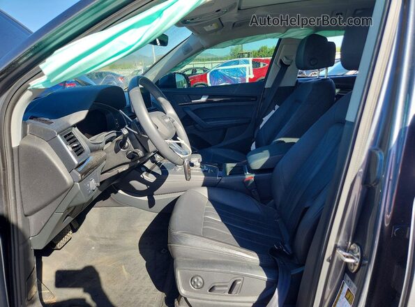 WA1BNAFY3L2066669 2020 AUDI Q5 Gray Widok wnętrza z przodu