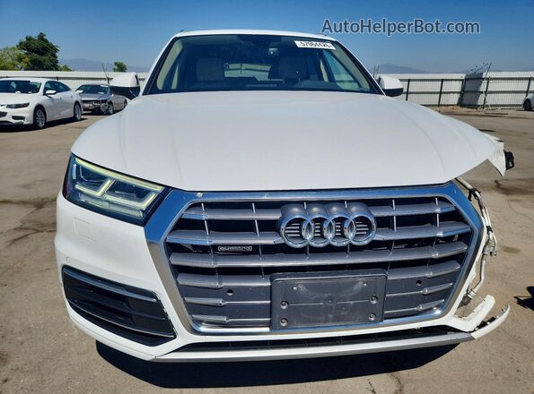 WA1BNAFY4J2153624 2018 AUDI Q5 White Widok z przodu