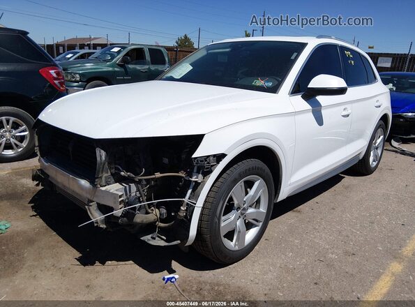 WA1BNAFY4J2238446 2018 AUDI Q5 White Передня ліва чверть
