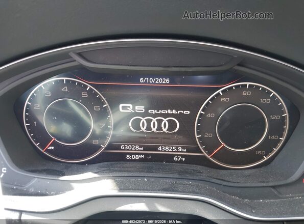 WA1BNAFY4K2124223 2019 AUDI Q5 White Vista de los asientos traseros