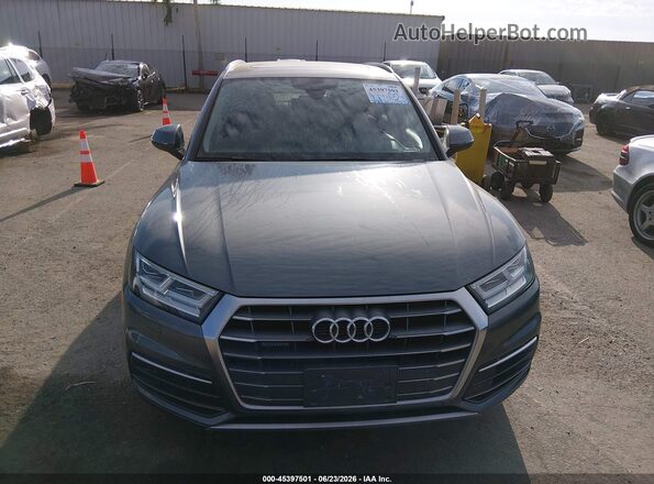 WA1BNAFY5J2019169 2018 AUDI Q5 Gray Widok zestawu wskaźników