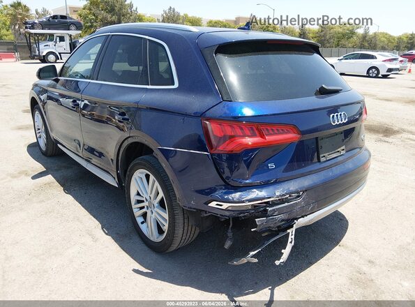 WA1BNAFY5J2113150 2018 AUDI Q5 Blue Դիմացի տեսք