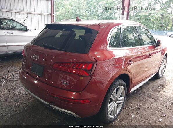WA1BNAFY5J2232140 2018 AUDI Q5 Red Trasero derecho