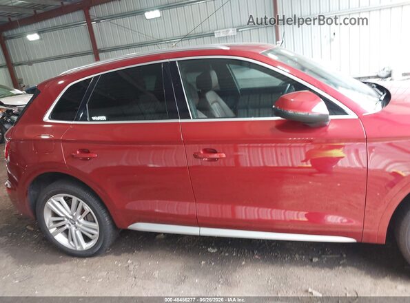 WA1BNAFY5J2232140 2018 AUDI Q5 Red Vista interior trasera