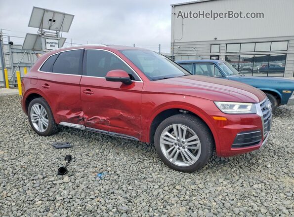 WA1BNAFY6J2079574 2018 AUDI Q5 Red წინა მარჯვენა