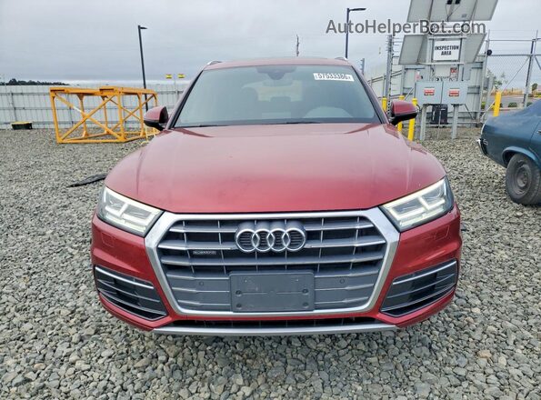 WA1BNAFY6J2079574 2018 AUDI Q5 Red წინა ხედი
