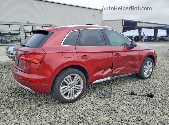 WA1BNAFY6J2079574 2018 AUDI Q5 Red უკანა მარჯვენა
