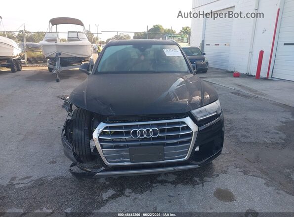 WA1BNAFY8J2008165 2018 AUDI Q5 Black Widok zestawu wskaźników