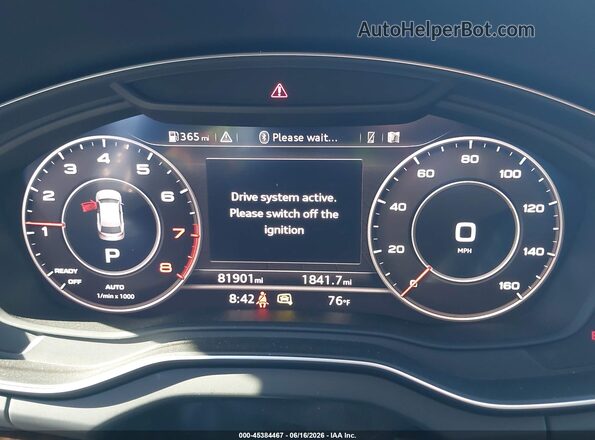 WA1BNAFY8K2040972 2019 AUDI Q5 White უკანა სავარძლების ხედი