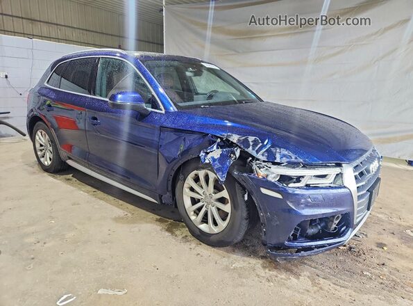 WA1BNAFY9J2159466 2018 AUDI Q5 Blue Առջևի աջ