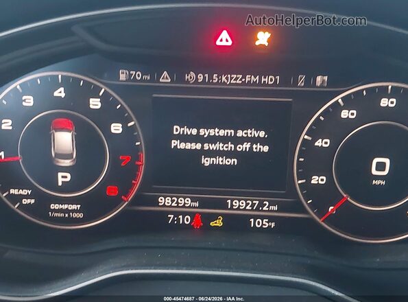 WA1BNAFY9J2174677 2018 AUDI Q5 Black უკანა სავარძლების ხედი