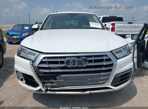 WA1BNAFY9J2199515 2018 AUDI Q5 White ხელსაწყოთა პანელის ხედი