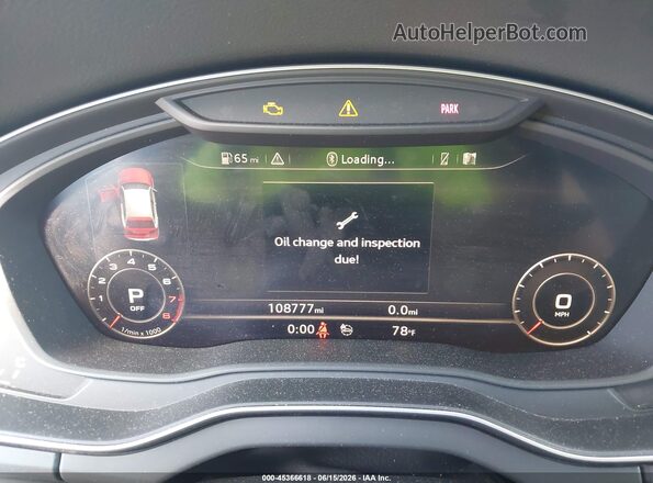WA1BNAFYXK2090711 2019 AUDI Q5 Black Հետևի նստատեղերի տեսք