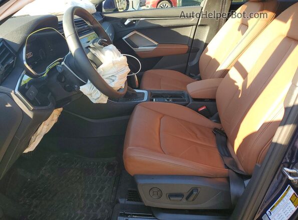 WA1BUDF30R1102518 2024 AUDI Q3 Blue წინა სალონის ხედი