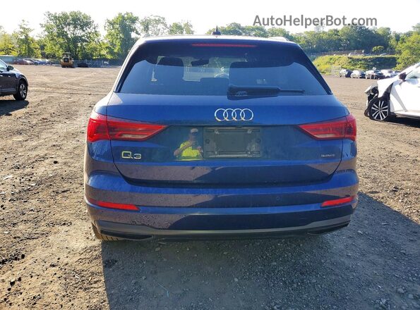 WA1BUDF30R1102518 2024 AUDI Q3 Blue უკანა ხედი