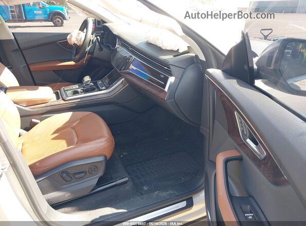 WA1BVAF13LD014028 2020 AUDI Q8 Cream წინა სალონის ხედი