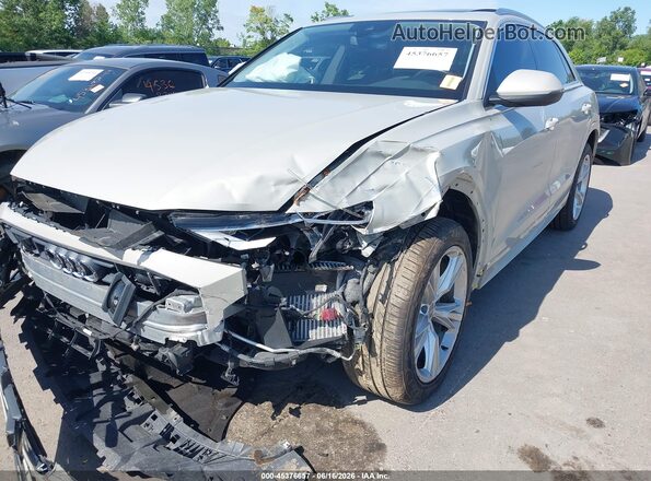 WA1BVAF13LD014028 2020 AUDI Q8 Cream წინა ხედი