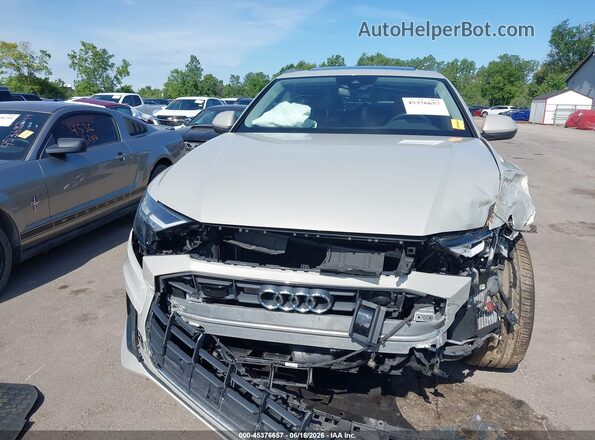 WA1BVAF13LD014028 2020 AUDI Q8 Cream უკანა სალონის ხედი