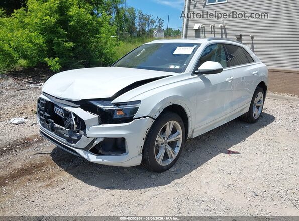 WA1BVAF16KD005211 2019 AUDI Q8 White Przód lewy