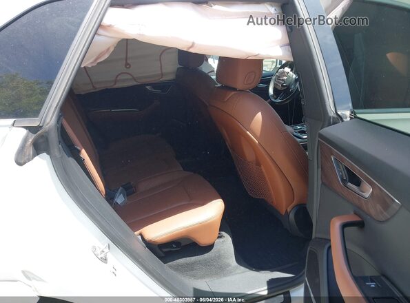 WA1BVAF16KD005211 2019 AUDI Q8 White Widok naklejki z numerem VIN