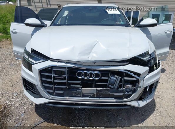 WA1BVAF16KD005211 2019 AUDI Q8 White Widok z przodu
