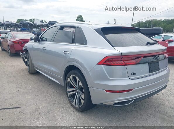 WA1BVAF17KD038184 2019 AUDI Q8 Silver უკანა მარცხენა