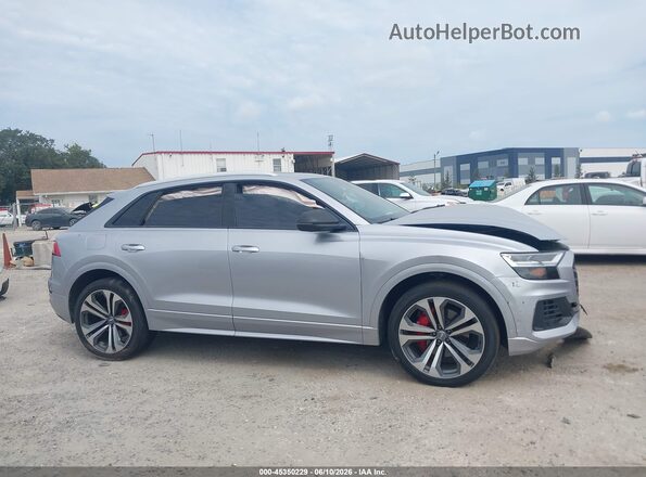 WA1BVAF17KD038184 2019 AUDI Q8 Silver ხელსაწყოთა პანელის ხედი