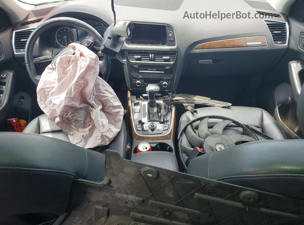 WA1C2AFP3HA070416 2017 AUDI Q5 White Առջևի վահանակի տեսք