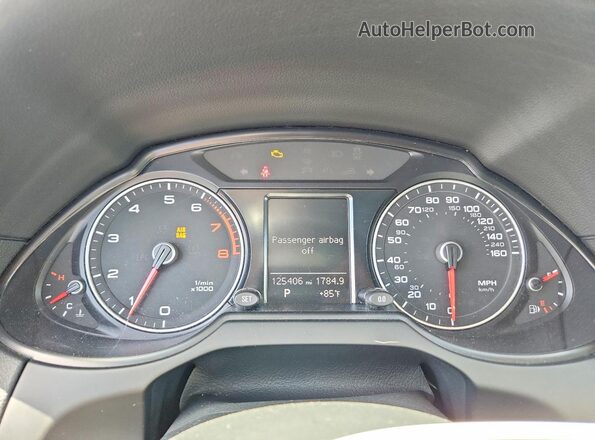WA1C2AFP4GA045393 2016 AUDI Q5 Серый Вид щитка приборов