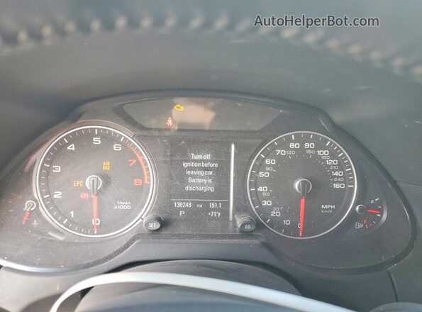 WA1C2AFP5GA032880 2016 AUDI Q5 Белый Вид щитка приборов