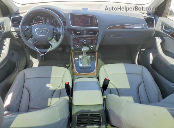 WA1C2AFP5HA058395 2017 AUDI Q5 White Առջևի վահանակի տեսք