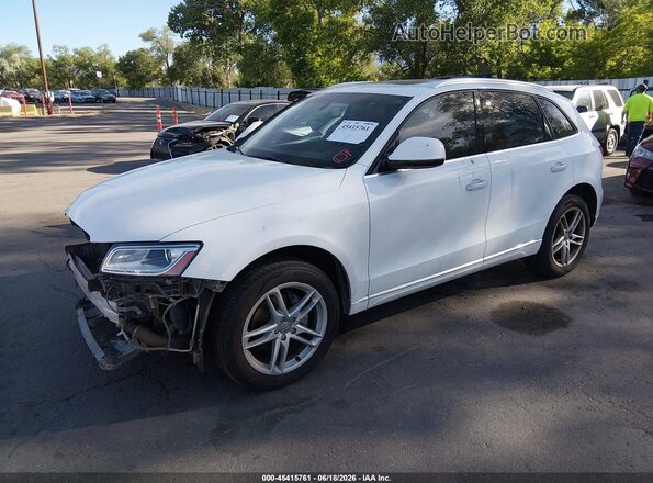 WA1C2AFP7GA114481 2016 AUDI Q5 White Առջևի ձախ երեք քառորդ տեսարան