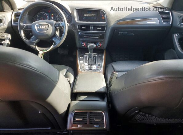 WA1C2AFP7HA099952 2017 AUDI Q5 Black Առջևի վահանակի տեսք