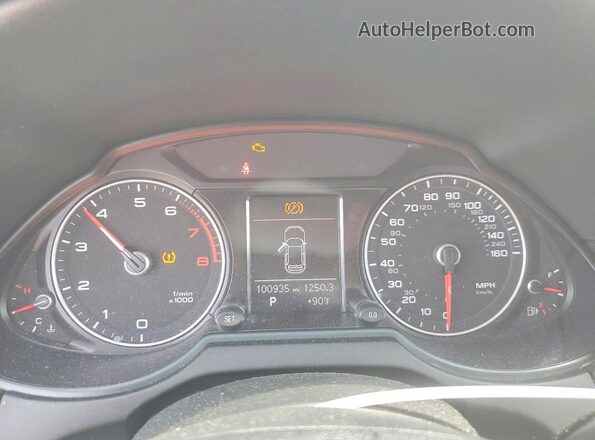 WA1C2AFP8GA025793 2016 AUDI Q5 Black Vista del cuadro de instrumentos