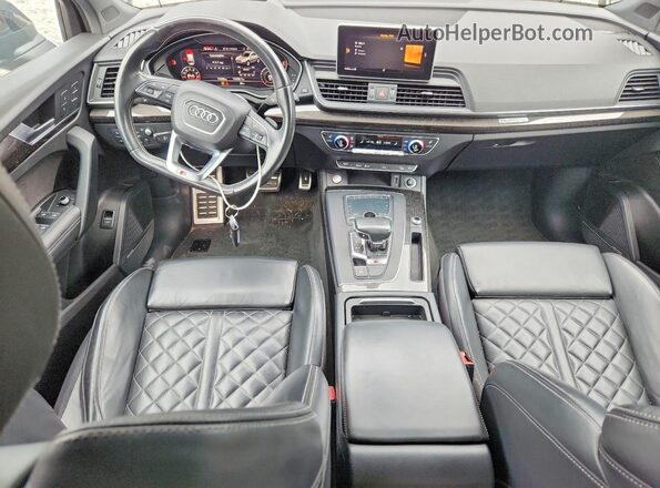 WA1C4AFY0J2087886 2018 AUDI SQ5 Black Widok deski rozdzielczej