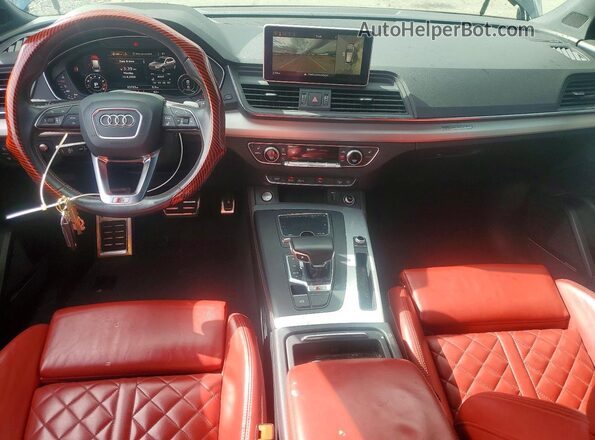 WA1C4AFY7J2107535 2018 AUDI SQ5 Black Вид панелі приладів