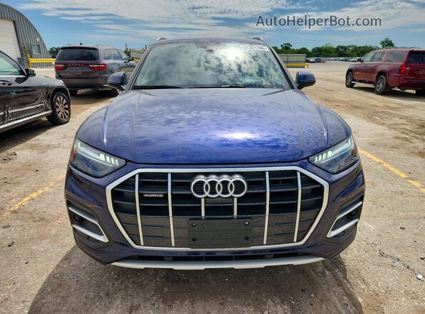 WA1CAAFY8M2007411 2021 AUDI Q5 Blue Դիմացի տեսք