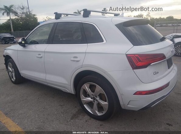 WA1CAAFY8M2078396 2021 AUDI Q5 White Trasero izquierdo