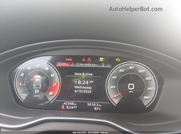 WA1CAAFY8M2078396 2021 AUDI Q5 White Vista de los asientos traseros