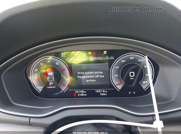 WA1CBAFY8P2004087 2023 AUDI Q5 White უკანა სავარძლების ხედი