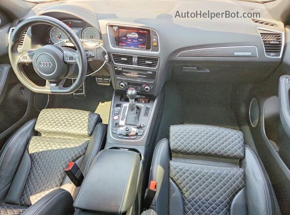 WA1CCAFP4HA009413 2017 AUDI SQ5 Black Вид панелі приладів
