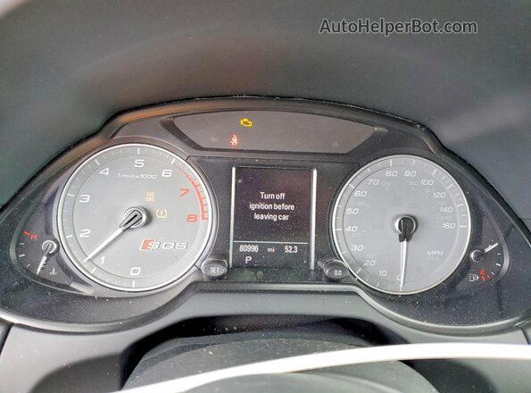 WA1CCAFP5HA002132 2017 AUDI SQ5 Black Instrument cluster view