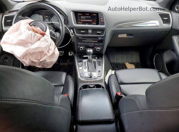 WA1CCAFP5HA002132 2017 AUDI SQ5 Black Dashboard view