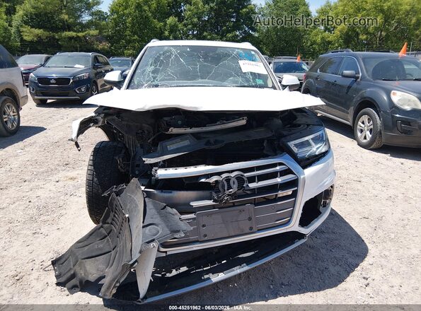 WA1CNAFY1J2087828 2018 AUDI Q5 White Widok zestawu wskaźników
