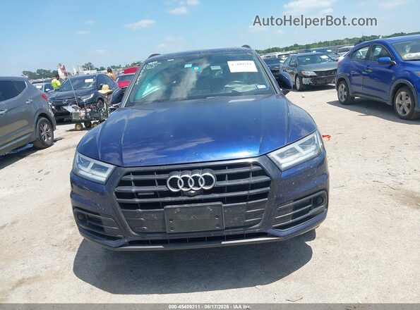 WA1CNAFY2K2073678 2019 AUDI Q5 Dark Blue Вид щитка приладів