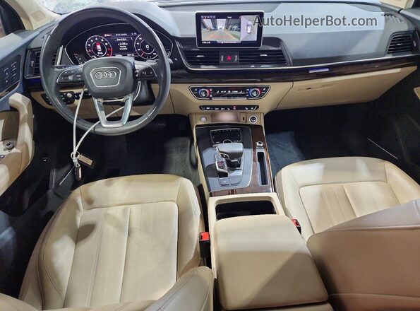 WA1CNAFY4L2094582 2020 AUDI Q5 White Вид панелі приладів