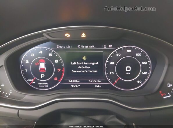 WA1CNAFY5J2199631 2018 AUDI Q5 Red უკანა სავარძლების ხედი