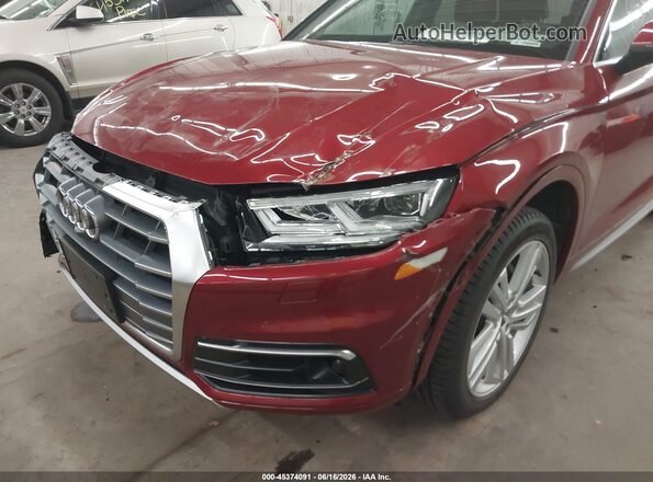 WA1CNAFY5J2199631 2018 AUDI Q5 Red წინა ხედი